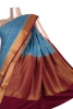 Pure Double Checks Zari Mysore Crepe Silk Saree